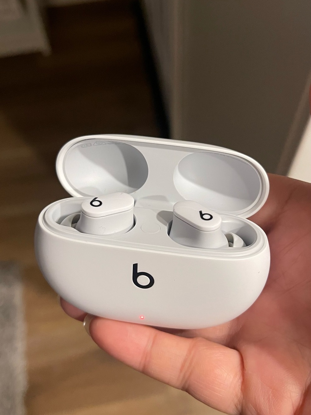 Beats by Dre White True Wireless Earbuds with Charging Case